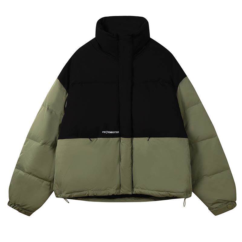 【现货】2024冬季拼接撞色短款白鸭绒羽绒服095-920-P185-K288,女装羽绒服,浙宝095(原288A)