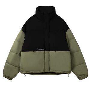 【现货 】2024冬季拼接撞色短款白鸭绒羽绒服095-920-P185-K288图片