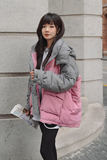 【现货】2024冬季新款撞色拼接白鸭绒羽绒服095-976-P245-K358，女装羽绒服，浙宝095(原288A)