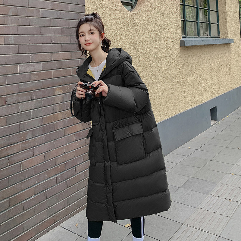 【现货】2023新款中长款连帽白鸭绒羽绒服外套095-951-P275-K398,女装羽绒服,浙宝095(原288A)