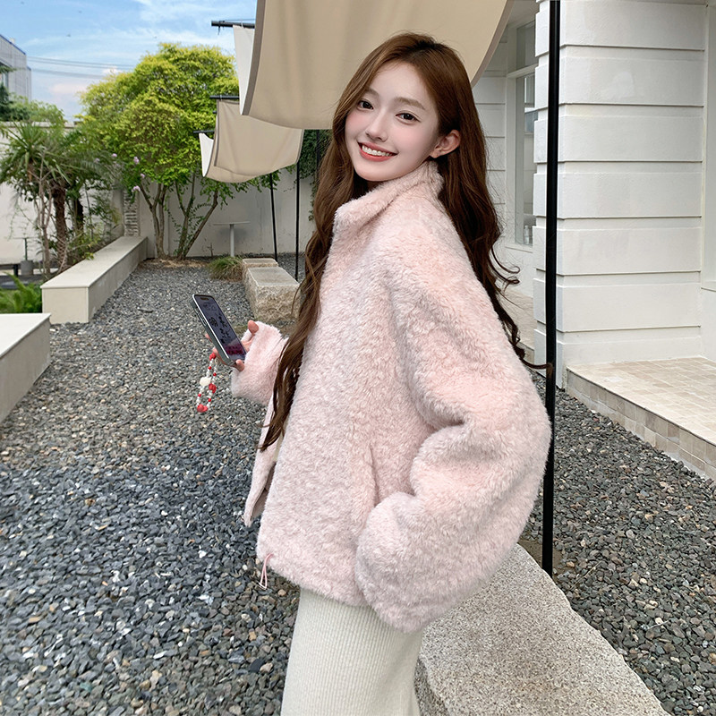 【新款】2025冬装新款毛绒外套皮毛一体095-8333-P215-K318,女装皮草,浙宝095(原288A)