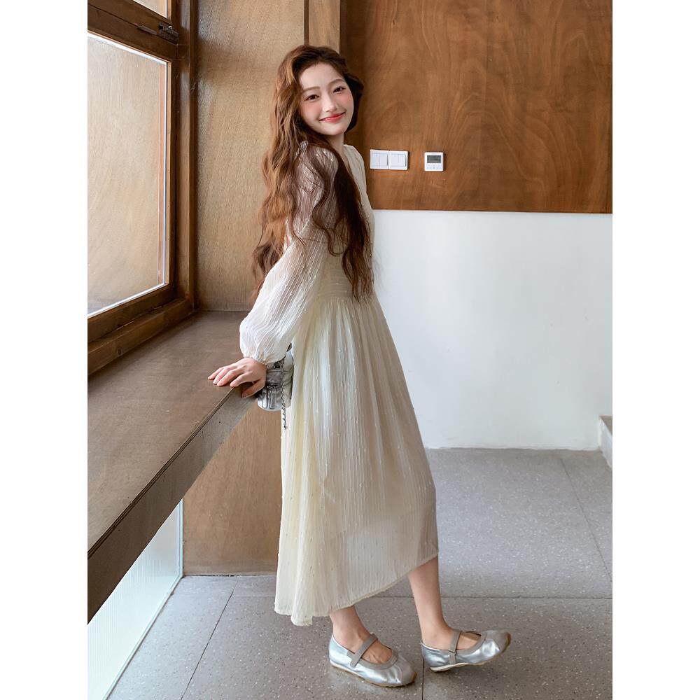 【9.22现货】2025秋装新款温柔风连衣裙095-8262-P140-K208,女装连衣裙,浙宝095(原288A)