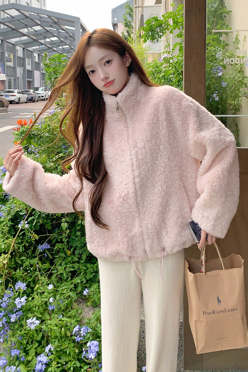 【新款】2025冬装新款毛绒外套皮毛一体095-8333-P215-K318,女装皮草,浙宝095(原288A)