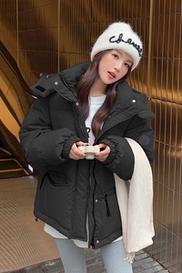 【现货】2023新款冬装短款连帽白鸭绒羽绒服095-980-P215-K318图片