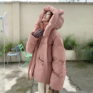 【现货】2025冬装新款熊耳朵可爱羽绒服095-8373-P265-K398图片