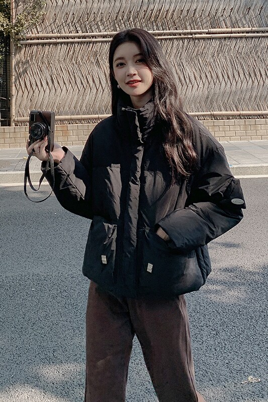 【档口现货】2024新款冬装短款白鸭绒羽绒服095-975-P195-K298,女装羽绒服,浙宝095(原288A)