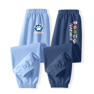 真维斯童装男童防蚊裤夏季儿童运动裤男大童裤子薄款凉感夏装长裤