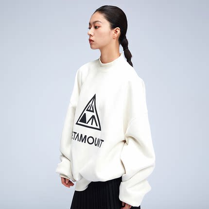 又见高山MetaMount 半高领卫衣外套宽松舒适新品高山系列