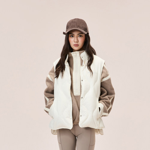 又见高山MetaMount LT 葫芦纹小立领羽绒马甲鹅绒25年秋季新品