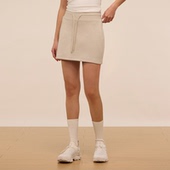 空气感中腰抽绳A字显瘦包臀短裙25春新品 又见高山MetaMount CITY