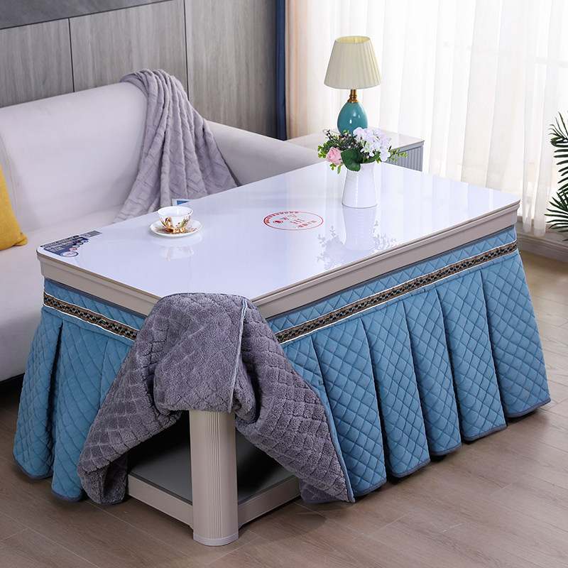 轨道式烤火罩烤火桌子罩套电炉罩长方形加绒加厚夹棉茶几烤火套罩,居家布艺,烤火罩,淘宝优惠券,粉丝福利购,淘宝优惠卷