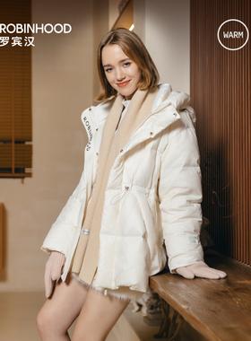 【Valkyvia/悠悠奢品】 罗宾汉拂雪收腰女款羽绒服-R241Y5011