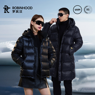 罗宾汉黑金长短款百搭经典鹅绒服-R038Y51023-Y61006A