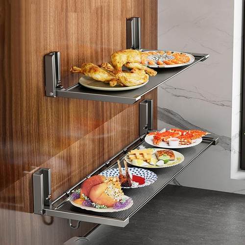 厨房备菜置物架多层可折叠收纳