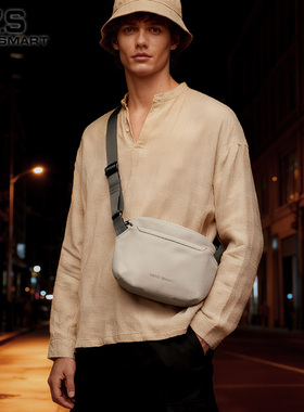 Nayo Smart男士斜挎单肩背包通勤时尚休闲短途骑行邮差包UrbanUL2