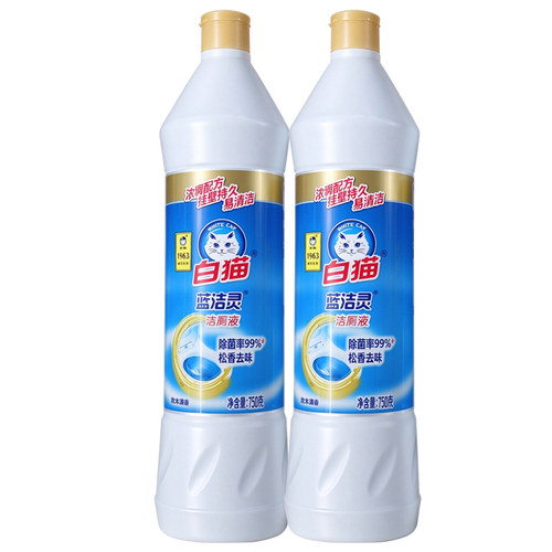 白猫洁厕灵蓝洁灵厕所除菌洁厕液