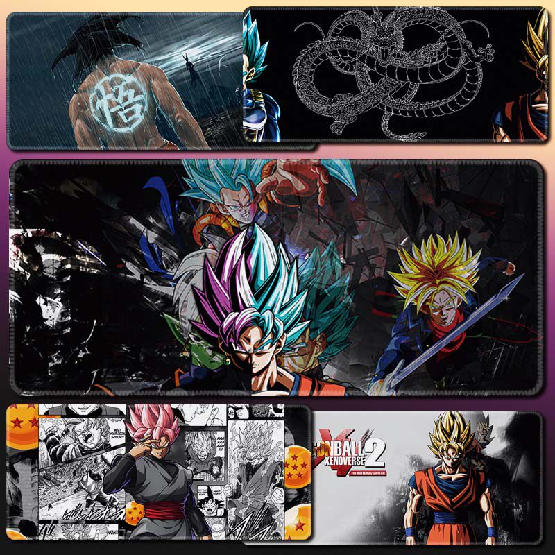 七龙珠鼠标垫超大号日本动漫怀旧悟空桌垫键盘垫笔记本DragonBall