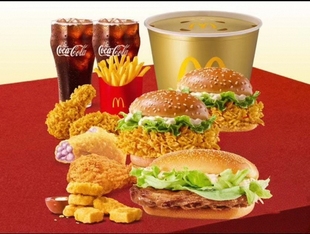 麦乐送麦当劳双人8件套代下单免配送费