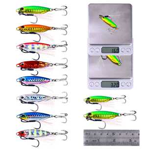 新款直销2023新款铁板路亚饵16g32g蛇信远投沉水慢摇铁板金属亮片