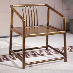 新款直销主人椅实木中式圈椅原木色中式围椅三件套太师椅皇宫官帽