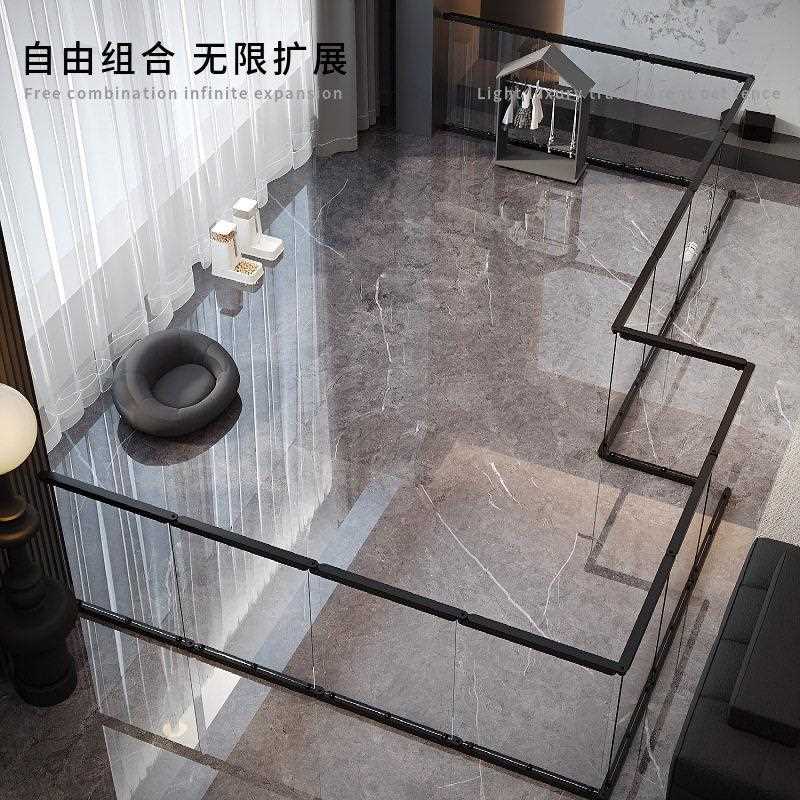 新款直销萌小亚克力透明宠物围栏狗笼兔笼室内小型犬家用防越狱自