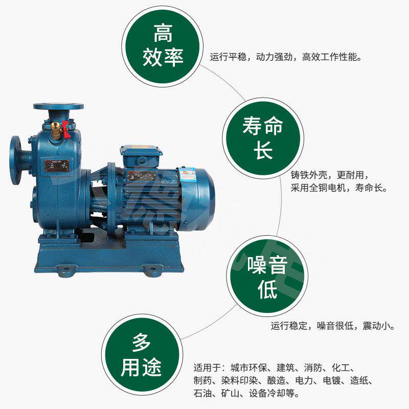 新款直销BZ/ZW直联式自吸式离心泵排污泵污水泵扬程防堵塞管道泵