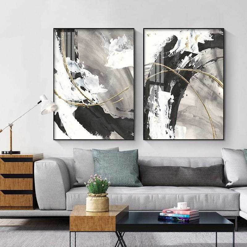 新款直销客厅装饰画现简约沙发背景墙北欧风格餐厅抽象挂画墙面壁