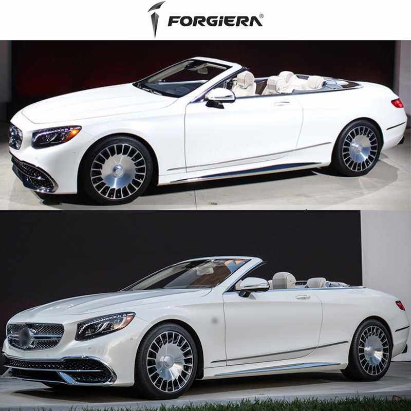 新款直销17 18寸大饼轮毂适用奔驰C 奔驰E迈巴赫大饼轮毂改装8