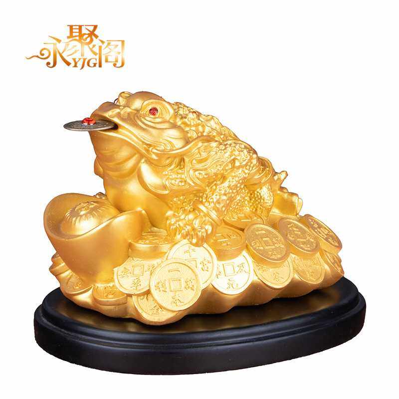 新款直销招财金蟾摆件三脚蟾蜍家居装饰店铺公司开业乔迁礼品跨境,家居饰品,桌面摆件,淘宝优惠券,粉丝福利购,淘宝优惠卷