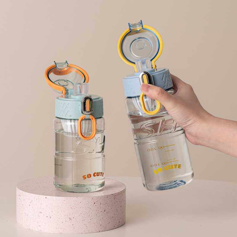 新款直销夏季高颜值简约清新带滤网水杯男女生户外运动便携随手杯,餐饮具,吸管杯,淘宝优惠券,粉丝福利购,淘宝优惠卷