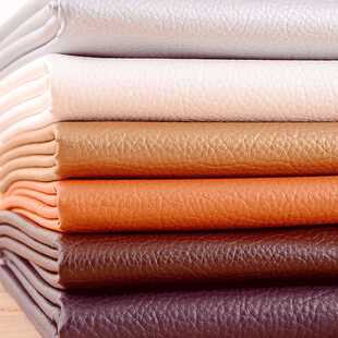 新款直销现货PU大荔枝纹皮革面料床头软包背景墙皮料沙发人造革8