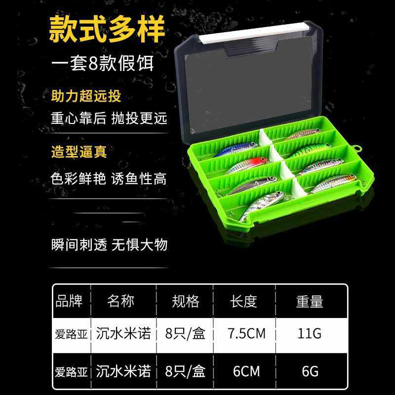 新款直销远投沉水米诺路亚饵淡水海缓沉钓翘嘴鲈鱼假饵全水层鳜鱼,户外/登山/野营/旅行用品,路亚饵,淘宝优惠券,粉丝福利购,淘宝优惠卷