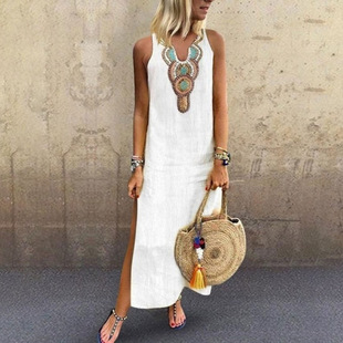 Dresses Female Summer Loose Beach Bohemian Clothes Ladies