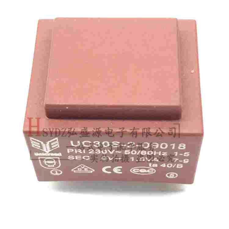 UC30S-2-09018 变压器 230V转9V 1.8VA UC30S-2-09018 同创