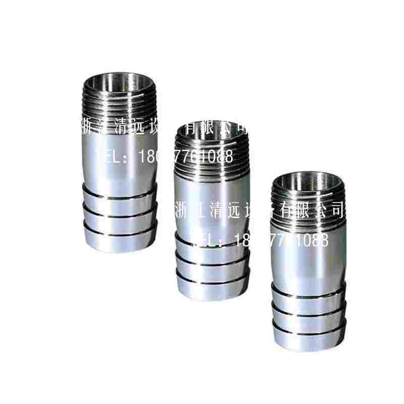 201/304不锈钢管子皮管宝塔接头接水管DN25外丝20圆管竹节4分316L