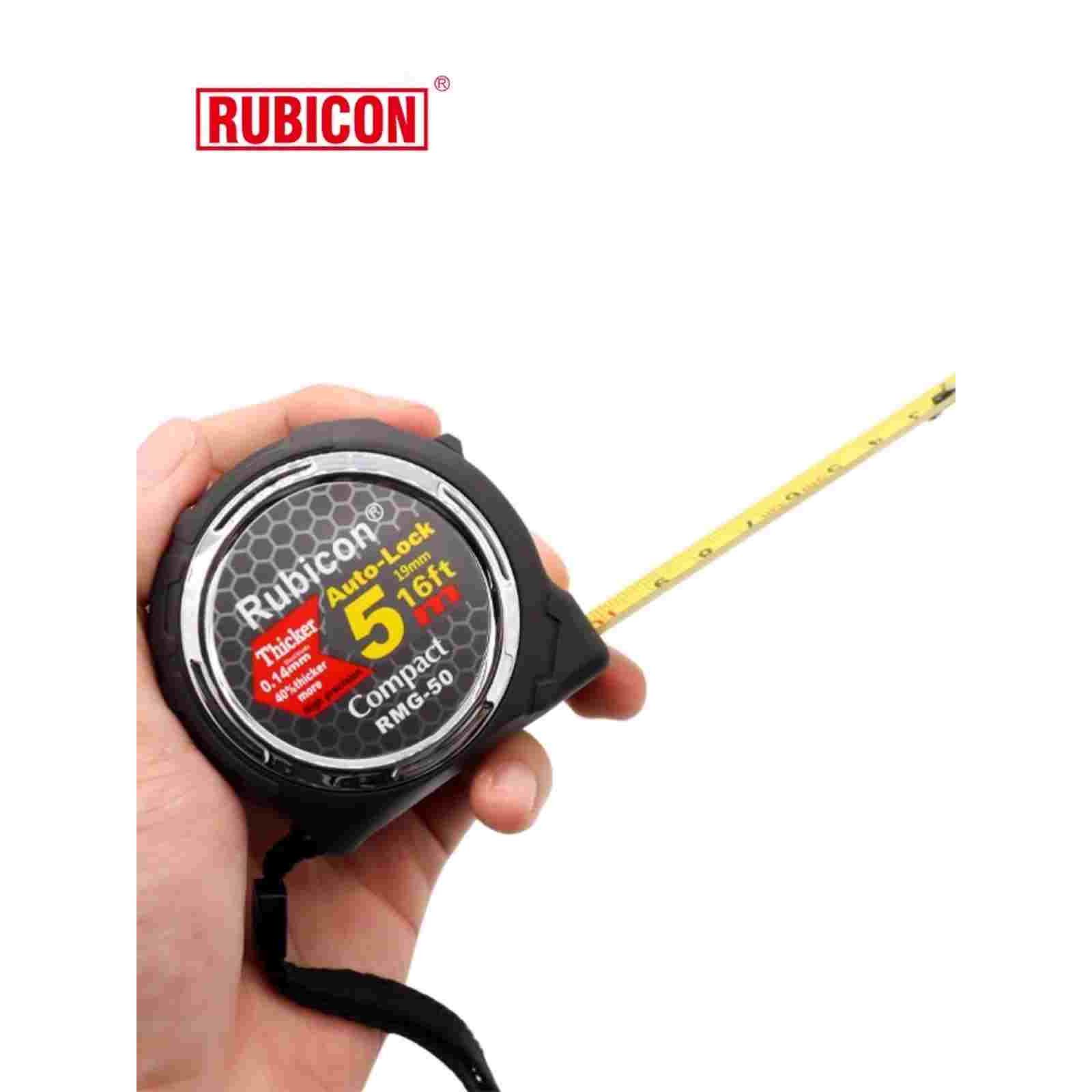 RUBICON罗宾汉带磁性米卷尺工业级高精度公制精密测量钢卷尺5米