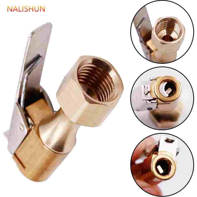 车载充气泵内外螺纹快速接头打气嘴充气头汽车打气筒转接头汽泵嘴