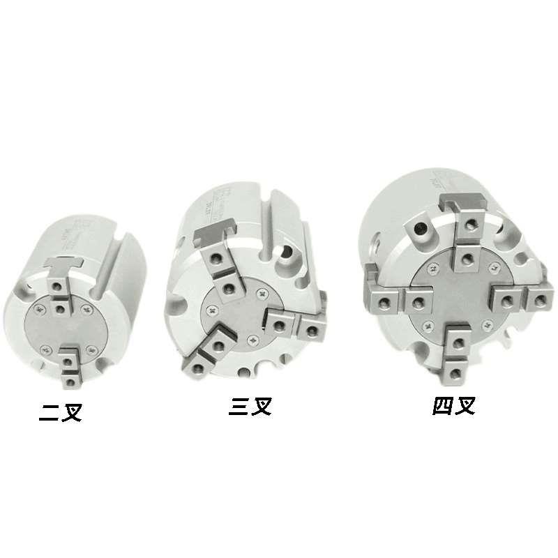 积木气动手指气缸二三四爪HFCY25HFCX25 HFCI16 20 32 40 50 63