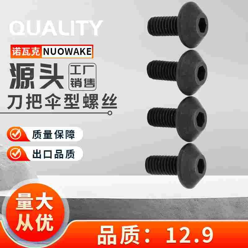 12.9级高强度硬度进口刀把伞型螺丝可转位立铣刀螺丝M5 6 8*1.25