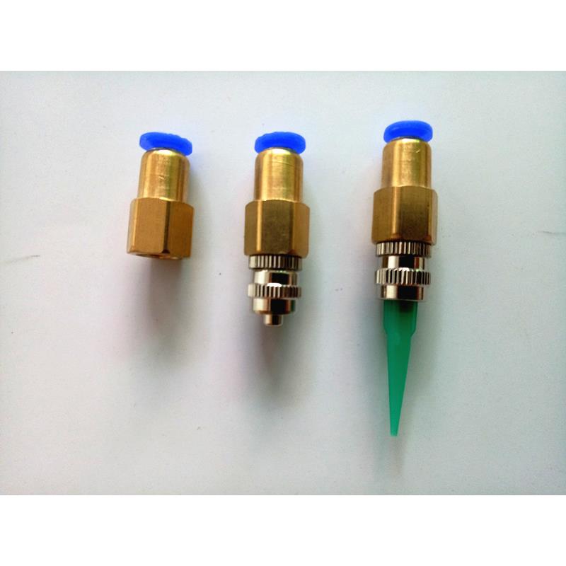 气管转接头点胶针头转接头吹气接头气管4MM6MM8MM转接针头鲁尔头