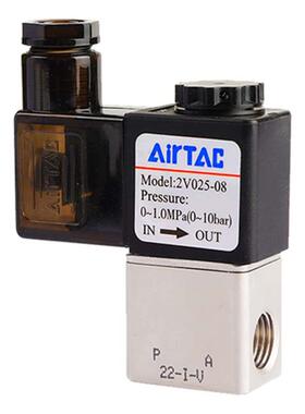 原装亚德客流体控制阀2V02506AI/2V02508BI/2V02508FI/二位直动式