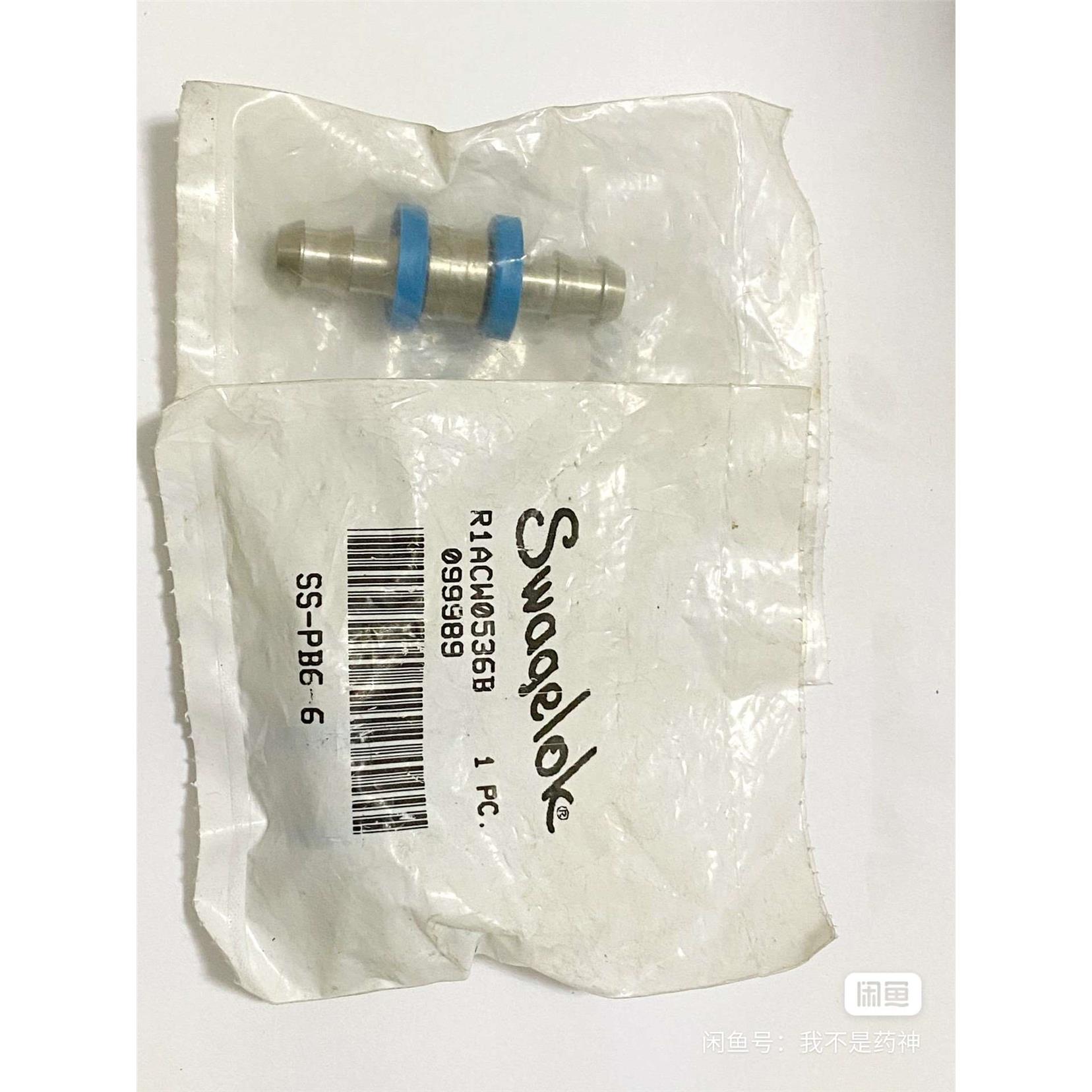 世伟洛克SS-PB6-6多用途推入连接式软管端接，不锈钢联合3/8 in