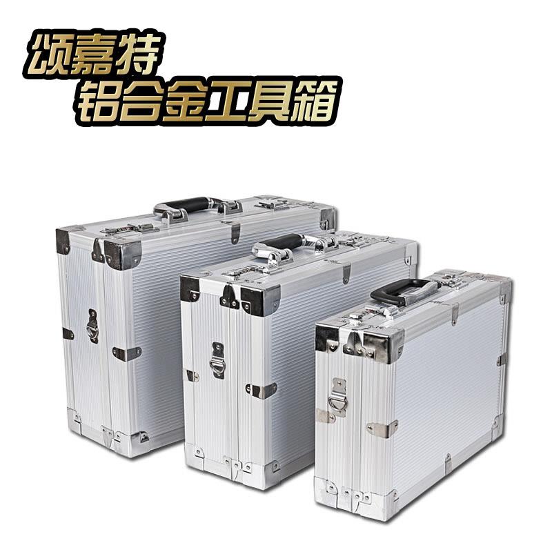 手提密码铝合金工具箱特大加固仪器收纳整理产品箱