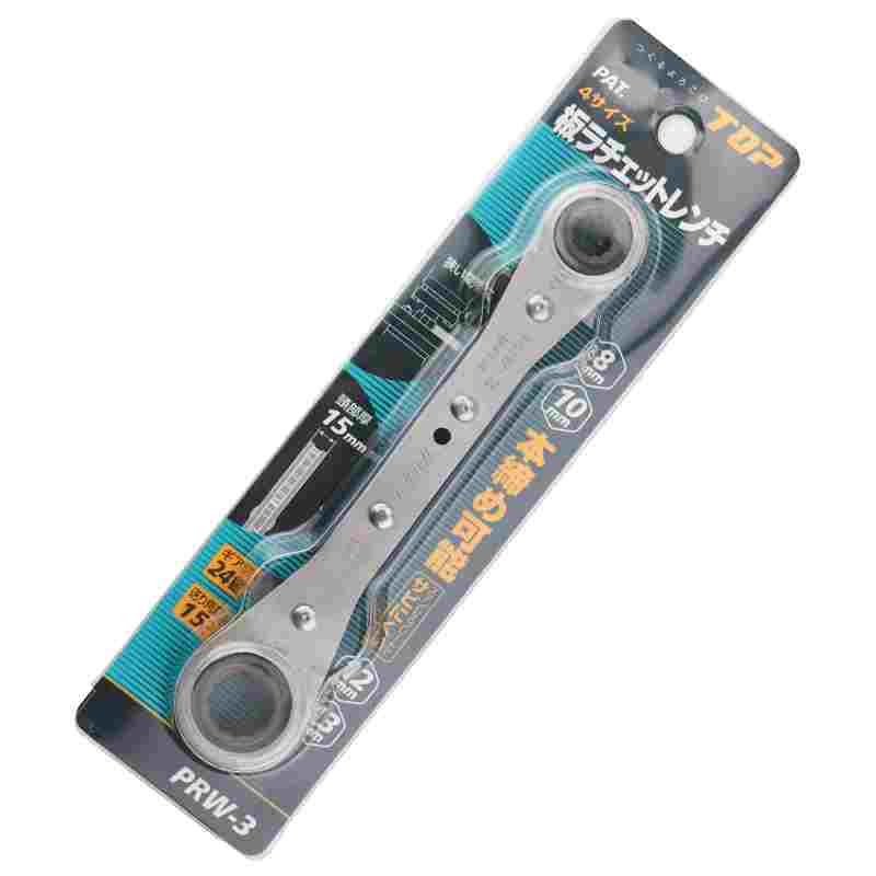 日本TOP棘轮梅花扳手PRW-1 2 3 4 5 6 7进口快速多功能扳手工具