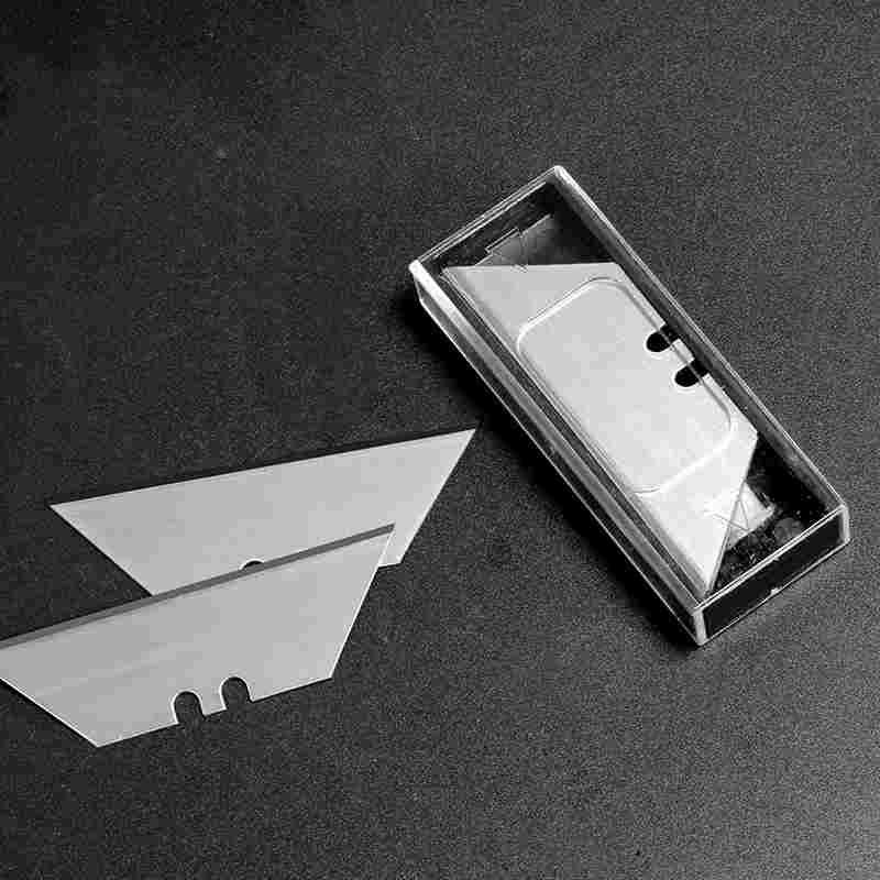 梯形刀片割刀刀片重型加厚美工刀工业用地毯割刀壁纸刀折叠刀刀片