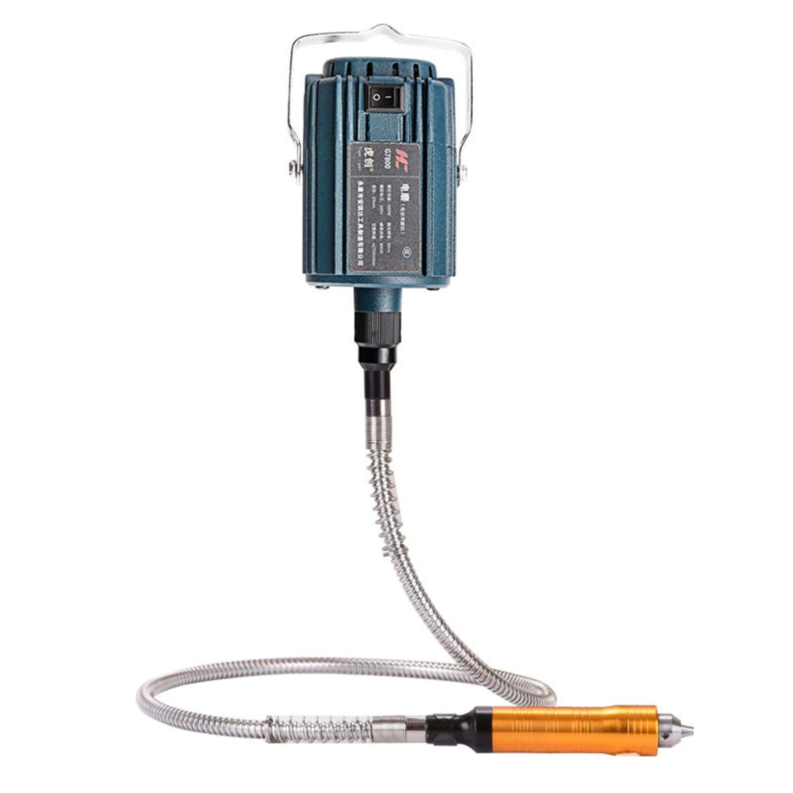 虎创进口大功率吊磨机雕刻机玉石金属打磨抛光木雕根雕软轴刻字笔