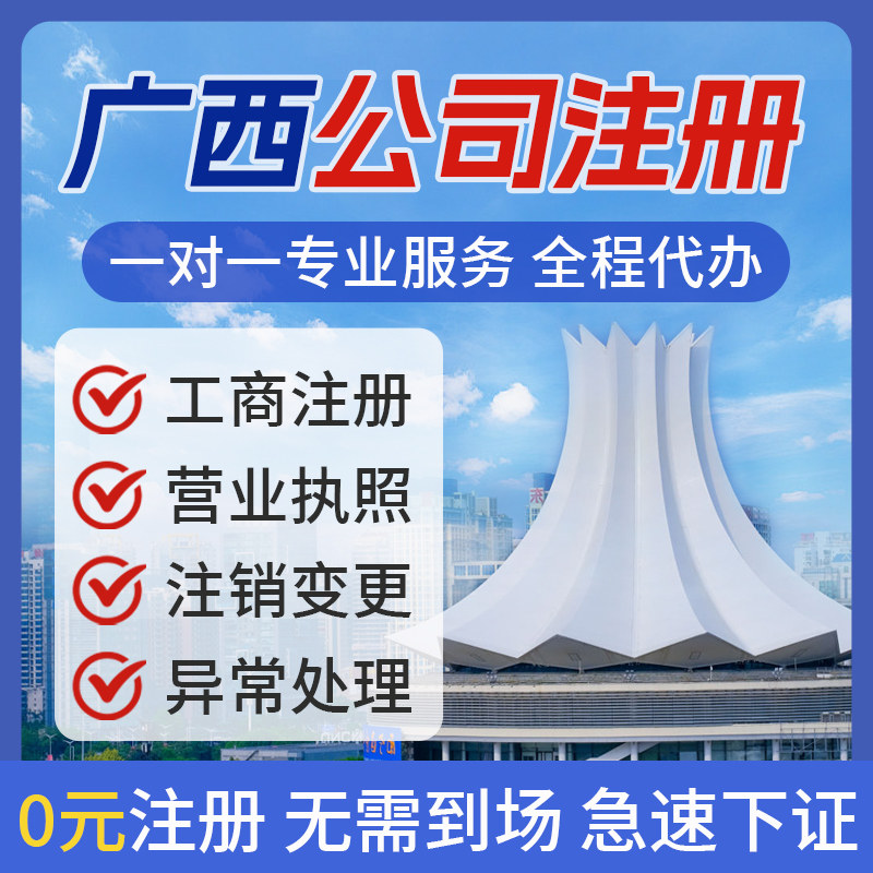 广西南宁公司注册个体电商营业执照办理注销工商变更地址异常解除