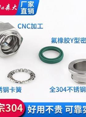 不锈钢快插SenDa森SL向流阀气管快速接头气动缸调速阀SA管单道气