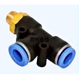气动快插接头APD T型侧三通快速接头4/6/8/10/12-01/02/03/04