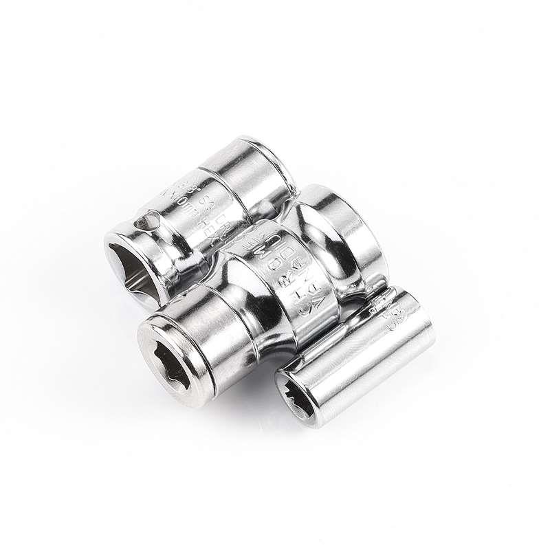 批头转换头套筒转接头弹套大中小飞扣环套筒H6.35/8/10mm旋具接头